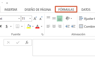 Cómo usar o poner la función PI en Excel utilizando fórmulas paso 2