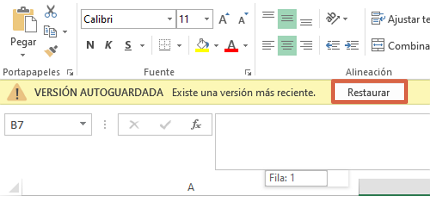 Cómo recuperar un archivo de Excel a través de la autorrecuperación si el archivo se guardó paso 5