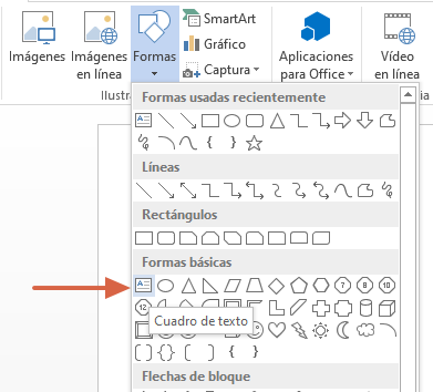 Cómo escribir sobre una línea en Microsoft Word usando el cuadro de texto paso 4