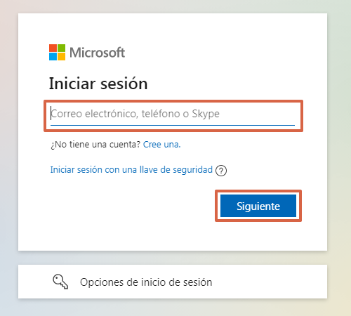 Cómo iniciar sesión en Hotmail (Outlook) desde la PC - Paso 2